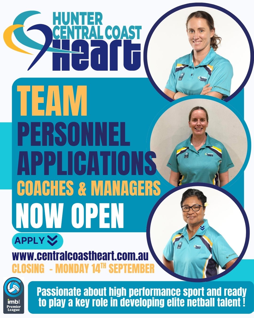 2027 TEAM PERSONNEL APPLICATIONS - NOW OPEN